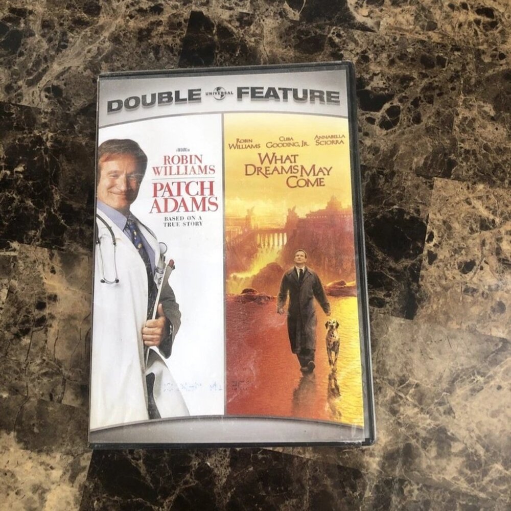 DOUBLE FEATURE PATCH ADAMS & WHAT DREAMS MAY COME DVD Universal